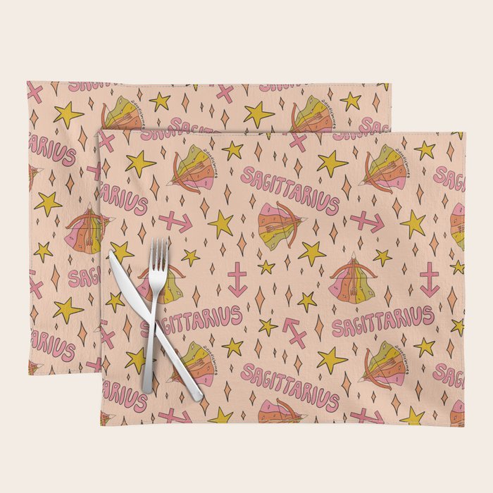 Sagittarius Print Placemat Gallery Image 1