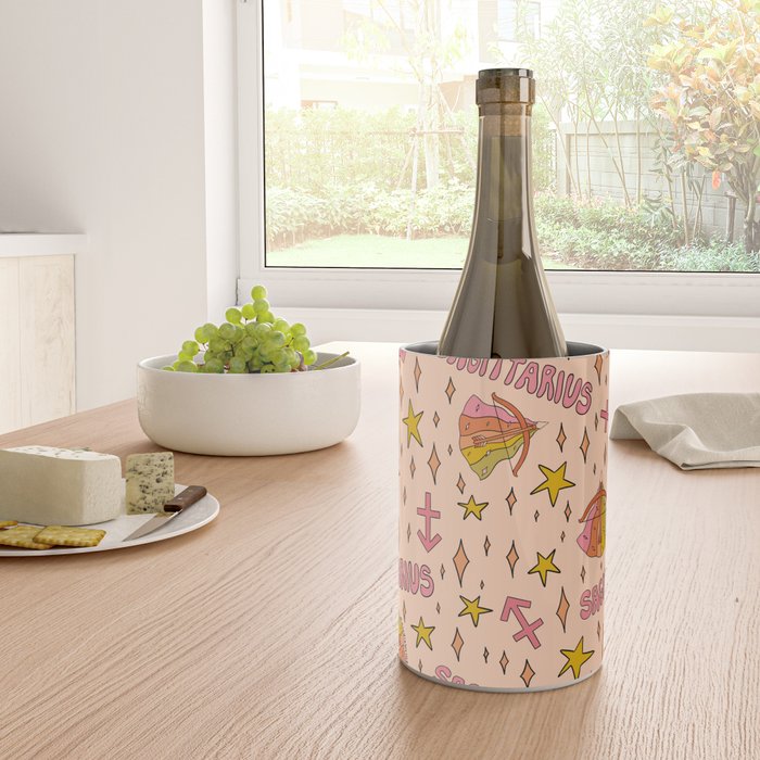 Sagittarius Print Wine Chiller Gallery Image 4