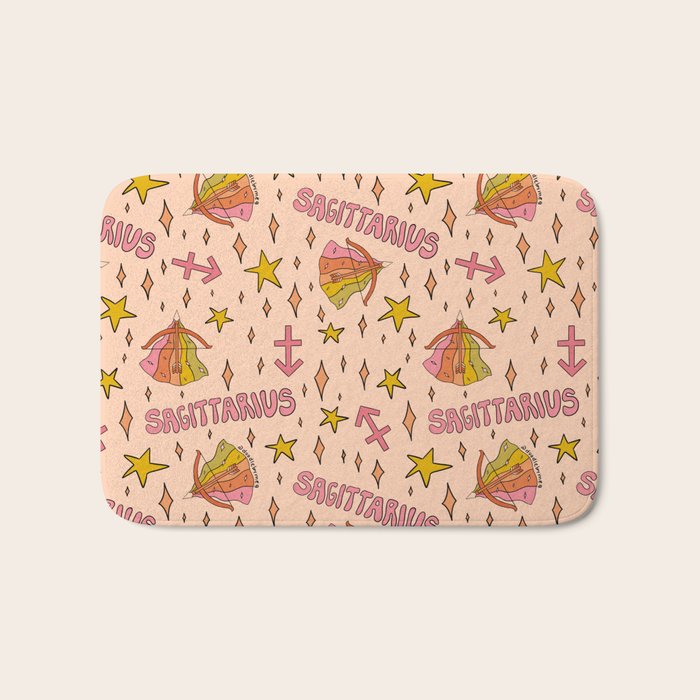 Sagittarius Print Bath Mat Gallery Image 1