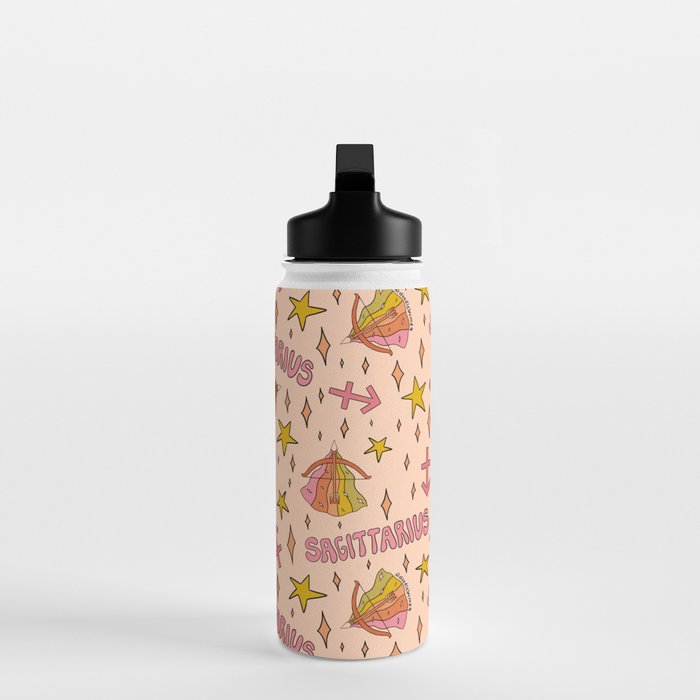 Sagittarius Print Water Bottle Gallery Image 3