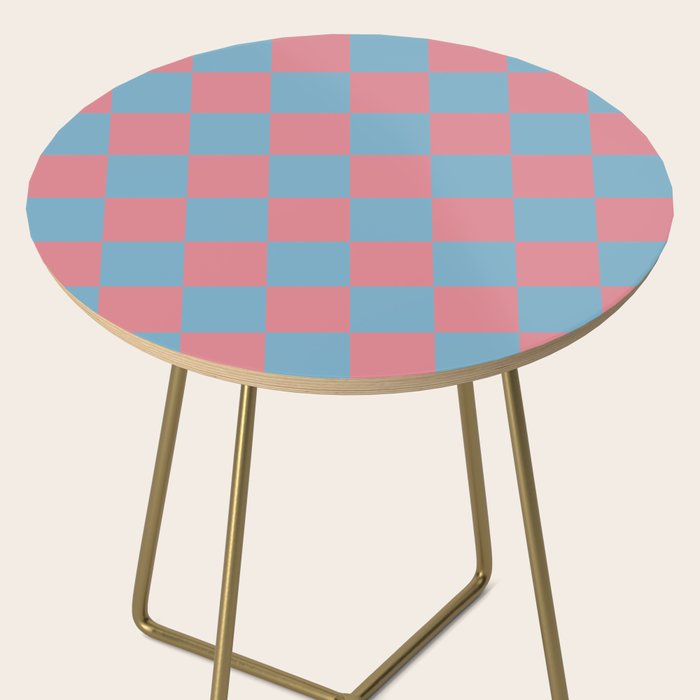 Cool Eclectic Revival Checks Side Table Gallery Image 2