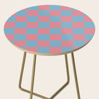 Cool Eclectic Revival Checks Side Table Gallery Image 2