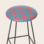 Cool Eclectic Revival Checks Stool Gallery Image 2