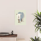 Whimsical Rhinoceros Poster Gallery Image 2
