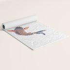 koi fish bold graphic Yoga Mat Gallery Image 2