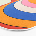Retro Waves Bath Mat Gallery Image 3