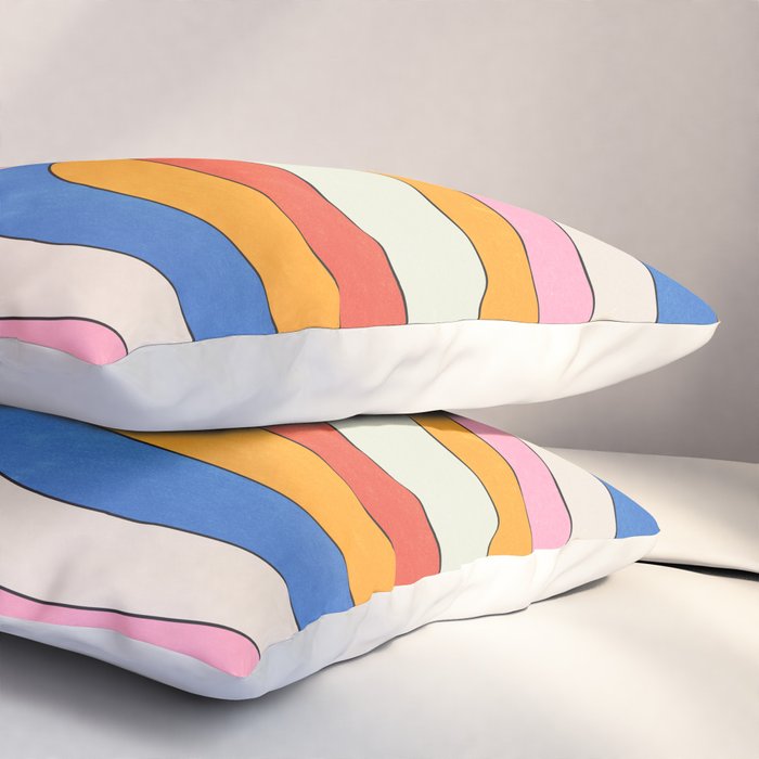 Retro Waves Pillow Sham Gallery Image 3
