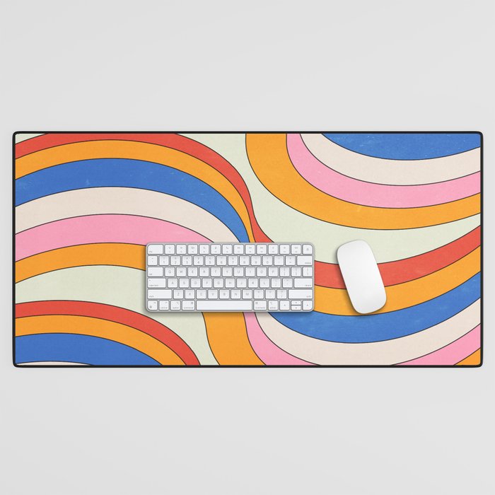 Retro Waves Desk Mat Gallery Image 1