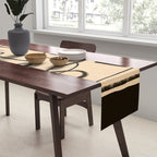 Abstract line art 133 Table Runner Gallery Image 2