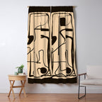 Abstract line art 133 Window Curtain Gallery Image 5