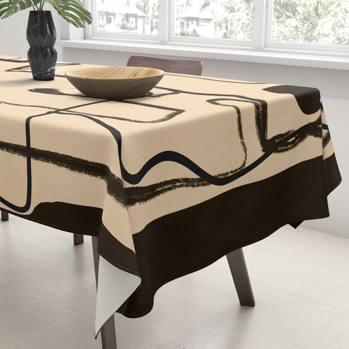 Abstract line art 133 Tablecloth Gallery Image 3