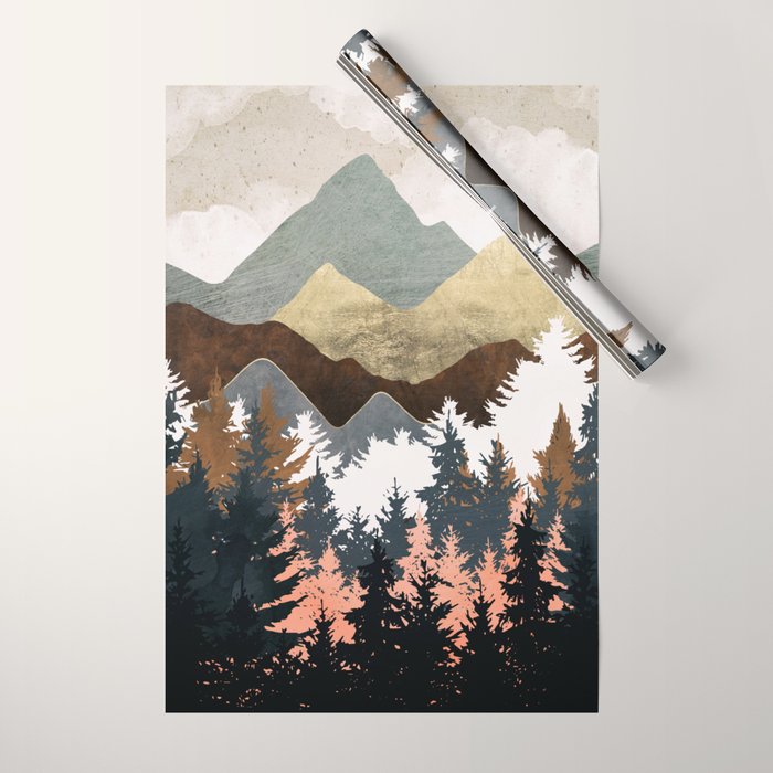 Forest View Wrapping Paper Gallery Image 1