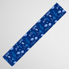 Let's Play Tennis in Navy Blue Table Runner Gallery Image 3