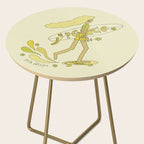 push daisies skate // retro surf art by surfy birdy Side Table Gallery Image 2