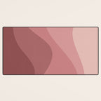 Abstract Color Waves - Pink Tones Desk Mat Gallery Image 3