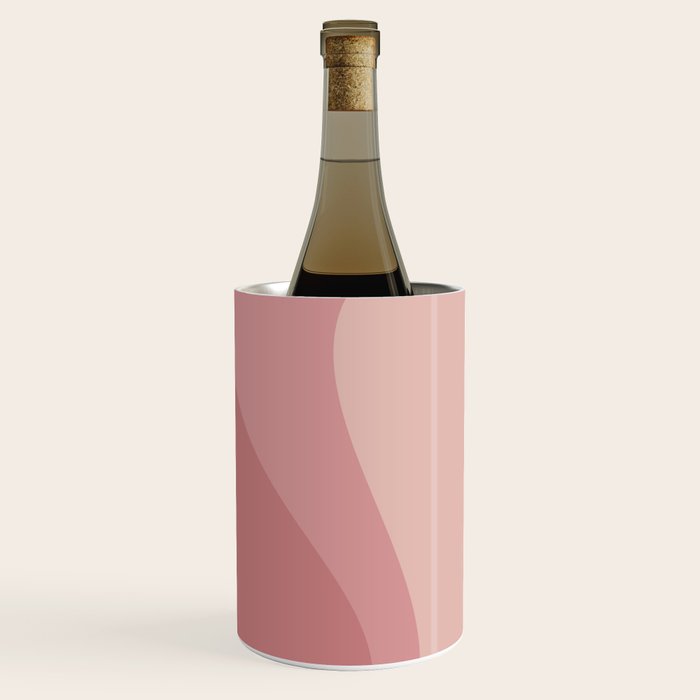 Abstract Color Waves - Pink Tones Wine Chiller Gallery Image 3