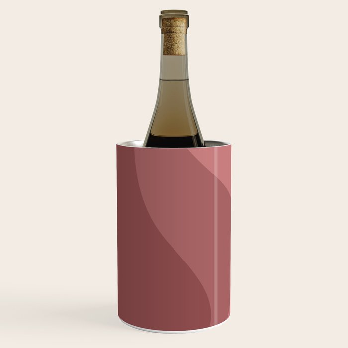 Abstract Color Waves - Pink Tones Wine Chiller Gallery Image 2