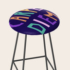 Carpe Diem lettering Stool Gallery Image 2