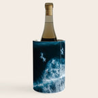 Aerial Surf Print - Surfers Riding Big Ocean Wave Wine Chiller Gallery Image 2