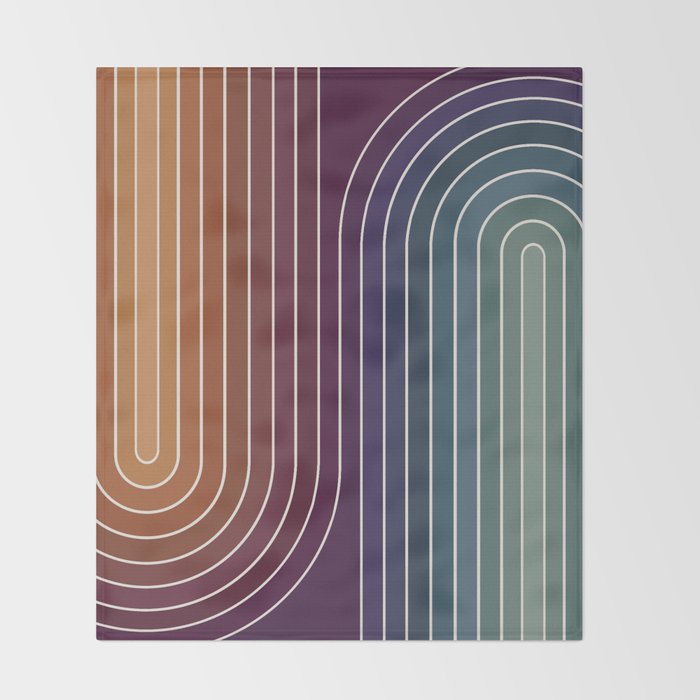 Gradient Curvature X Throw Blanket Gallery Image 2