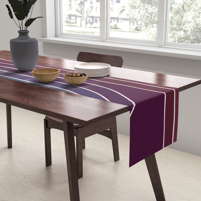 Gradient Curvature X Table Runner Gallery Image 2