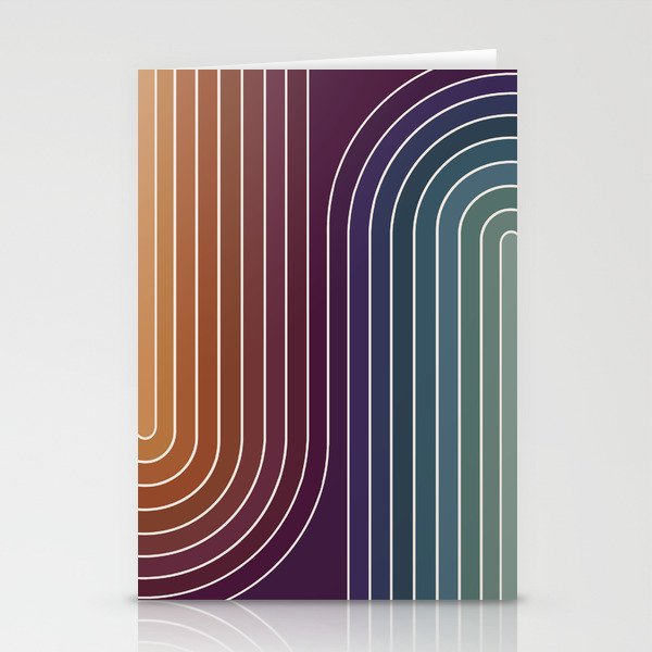 Gradient Curvature X Stationery Card Gallery Image 2