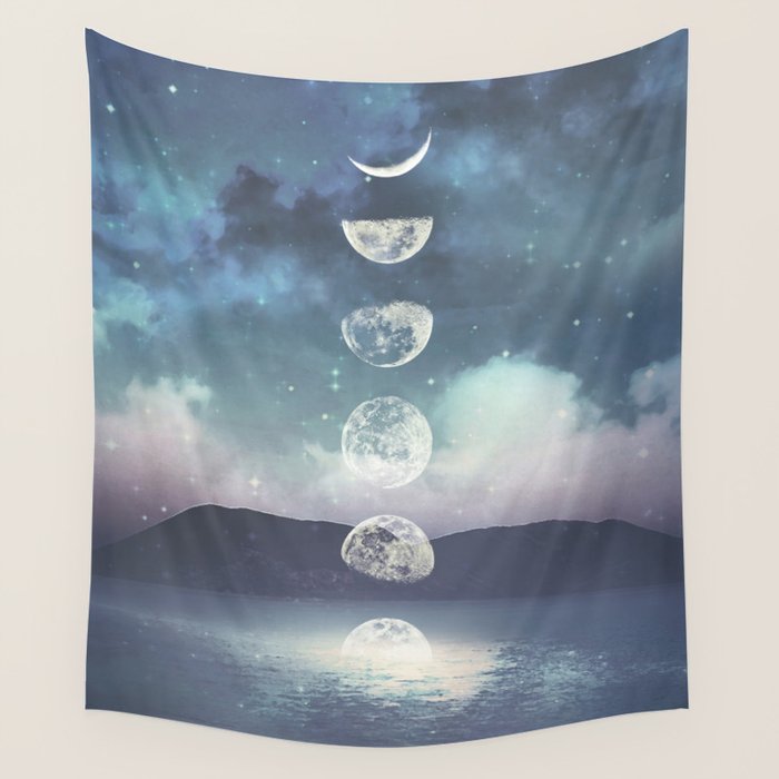 Rising Moon Wall Tapestry Gallery Image 4