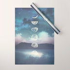 Rising Moon Wrapping Paper Gallery Image 1