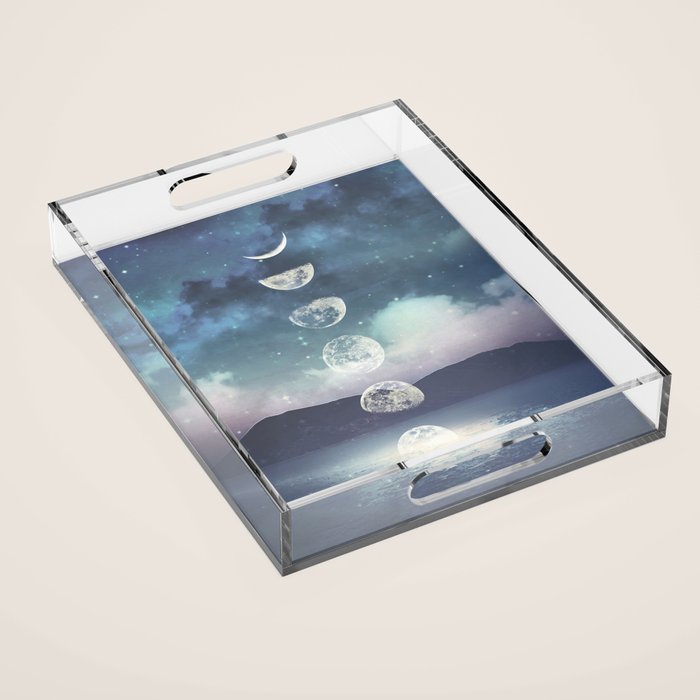 Rising Moon Acrylic Tray Gallery Image 1
