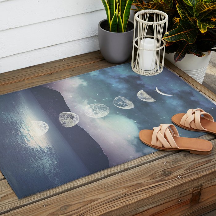 Rising Moon Outdoor Rug Gallery Image 2