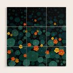 Nasturtium Garden Wood Wall Art Gallery Image 1