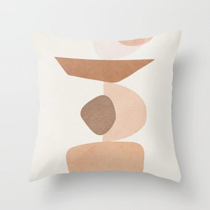 Balancing Elements II Throw Pillow Gallery Image 1