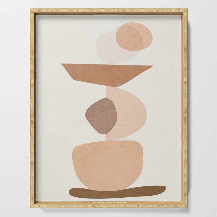 Balancing Elements II Serving Tray Gallery Image 1