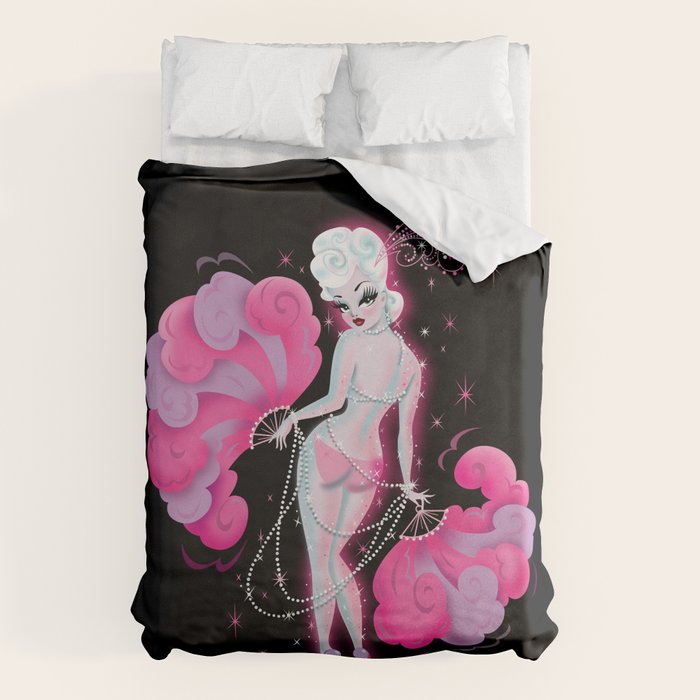 Feathers and Pearls Duvet Cover Gallery Image 6