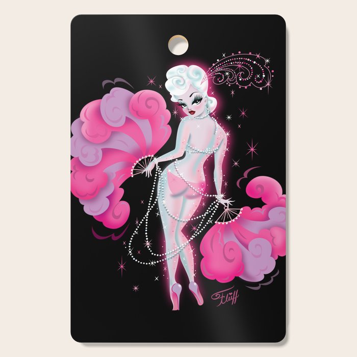 Feathers and Pearls Cutting Board Gallery Image 1