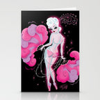 Feathers and Pearls Stationery Card Gallery Image 2
