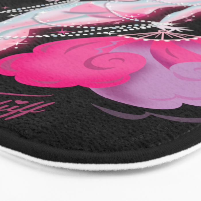 Feathers and Pearls Bath Mat Gallery Image 3