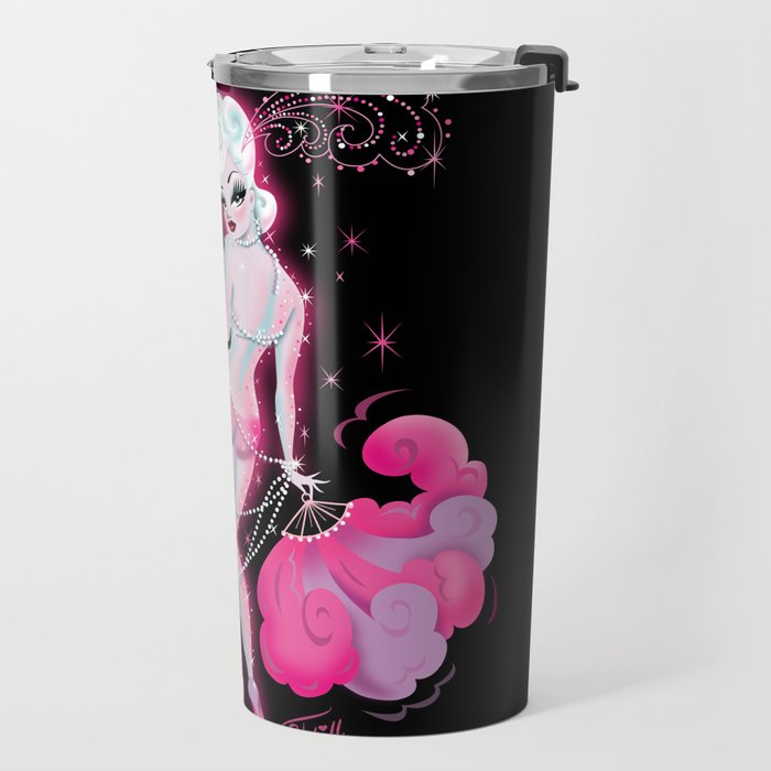 Feathers and Pearls Travel Mug Gallery Image 2