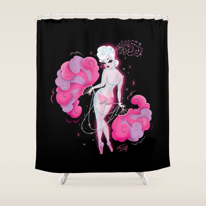 Feathers and Pearls Shower Curtain Gallery Image 1