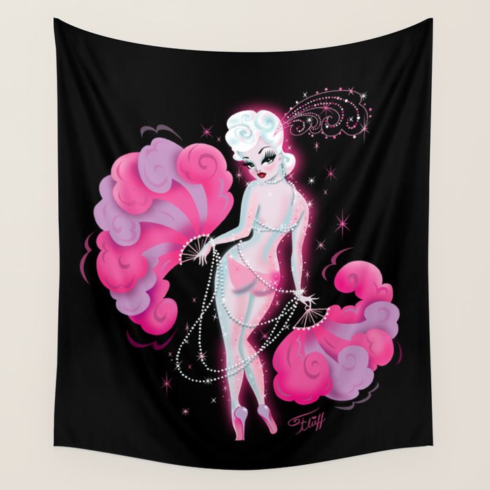 Feathers and Pearls Wall Tapestry Gallery Image 4