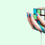 MELTING RUBIKS CUBE Coffee Mug Gallery Image 2