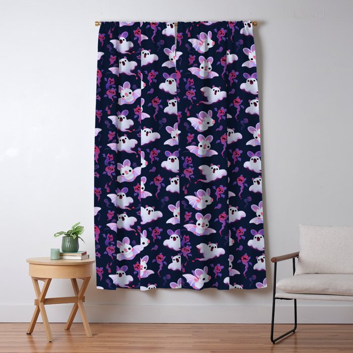 Ghost bat Window Curtain Gallery Image 1