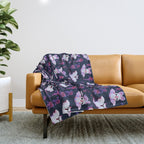 Ghost bat Throw Blanket Gallery Image 1