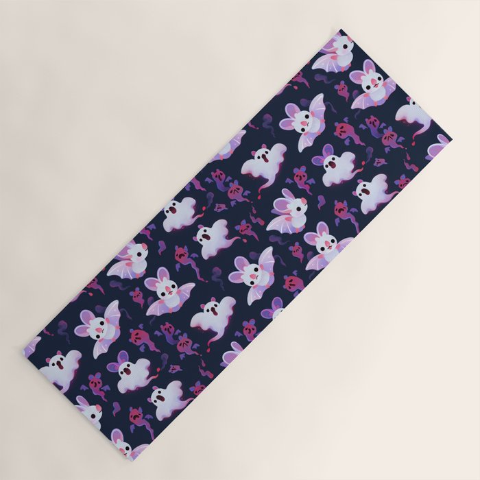 Ghost bat Yoga Mat Gallery Image 1