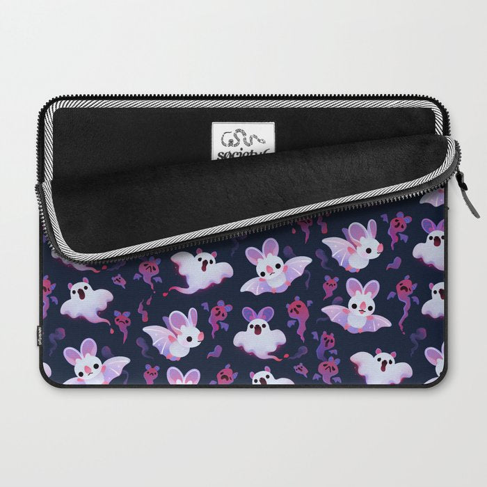 Ghost bat Laptop Sleeve Gallery Image 2