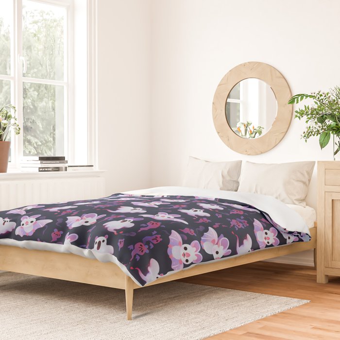 Ghost bat Duvet Cover Gallery Image 2