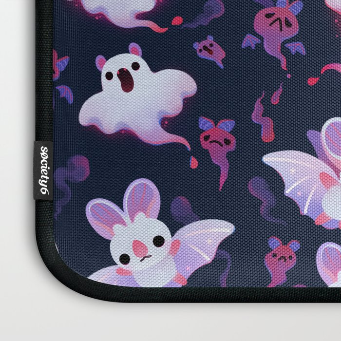 Ghost bat Laptop Sleeve Gallery Image 3