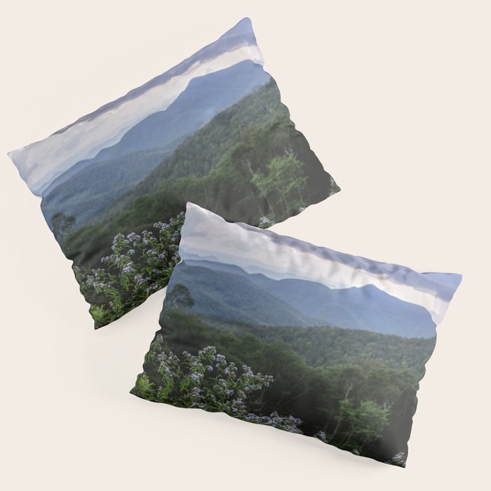 Smoky Mountain Wildflower Adventure - Nature Photography Pillow Sham Gallery Image 1