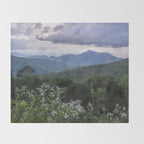 Smoky Mountain Wildflower Adventure - Nature Photography Throw Blanket Gallery Image 2