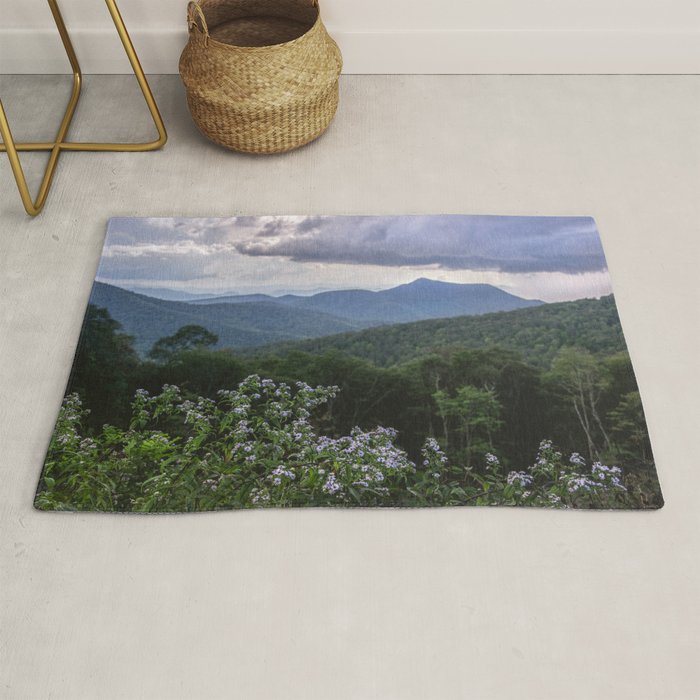 Smoky Mountain Wildflower Adventure - Nature Photography Rug Gallery Image 1